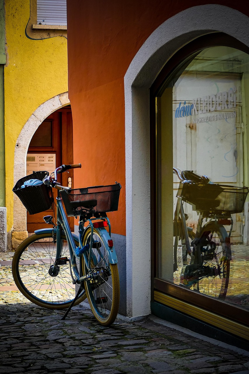 Saubere Schaufensterfront